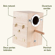 Vogelhuisje dubbel deur — foto 3