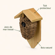 Vogelhuisje van seagrass — foto 4