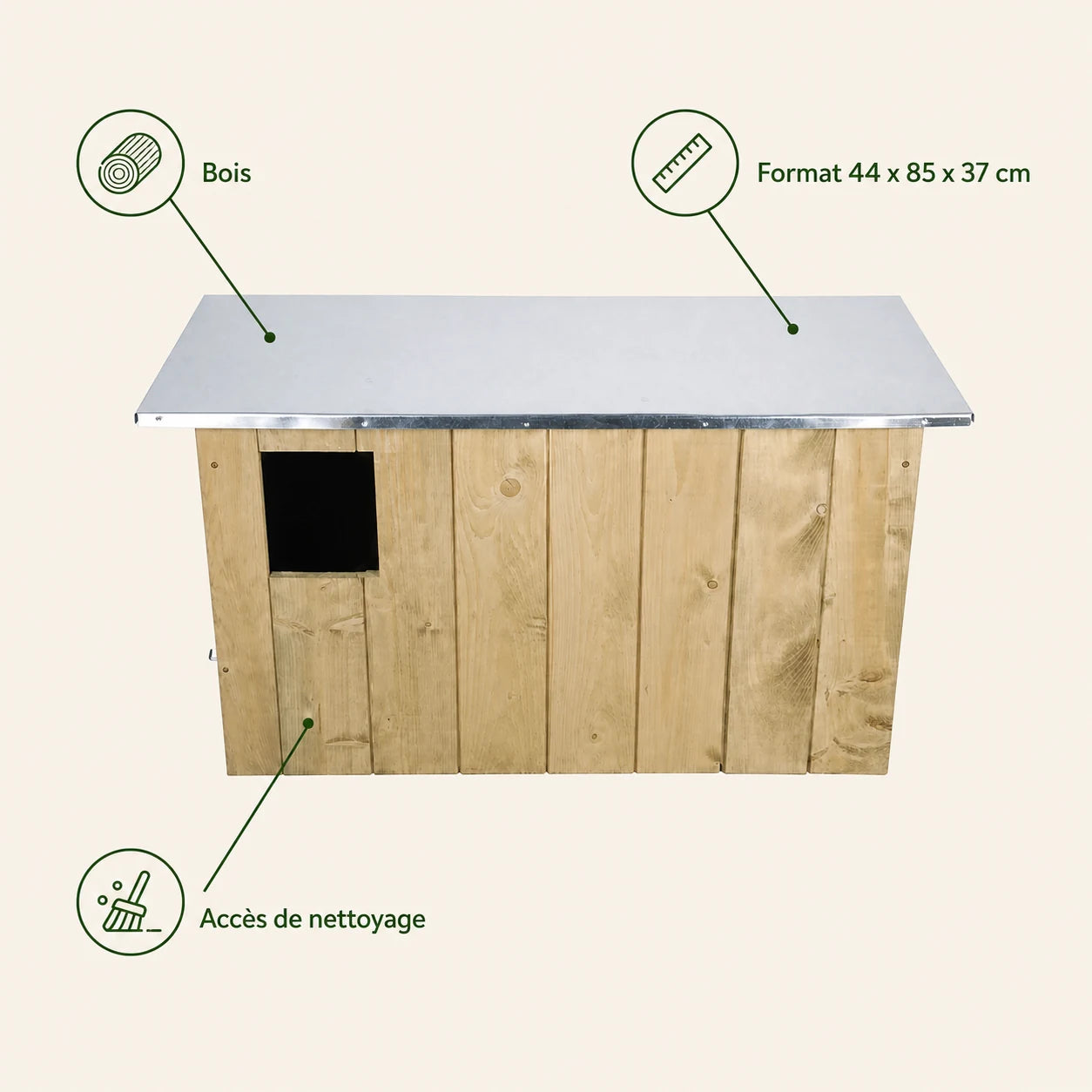 Houten vogelhuisje stevig — foto 4