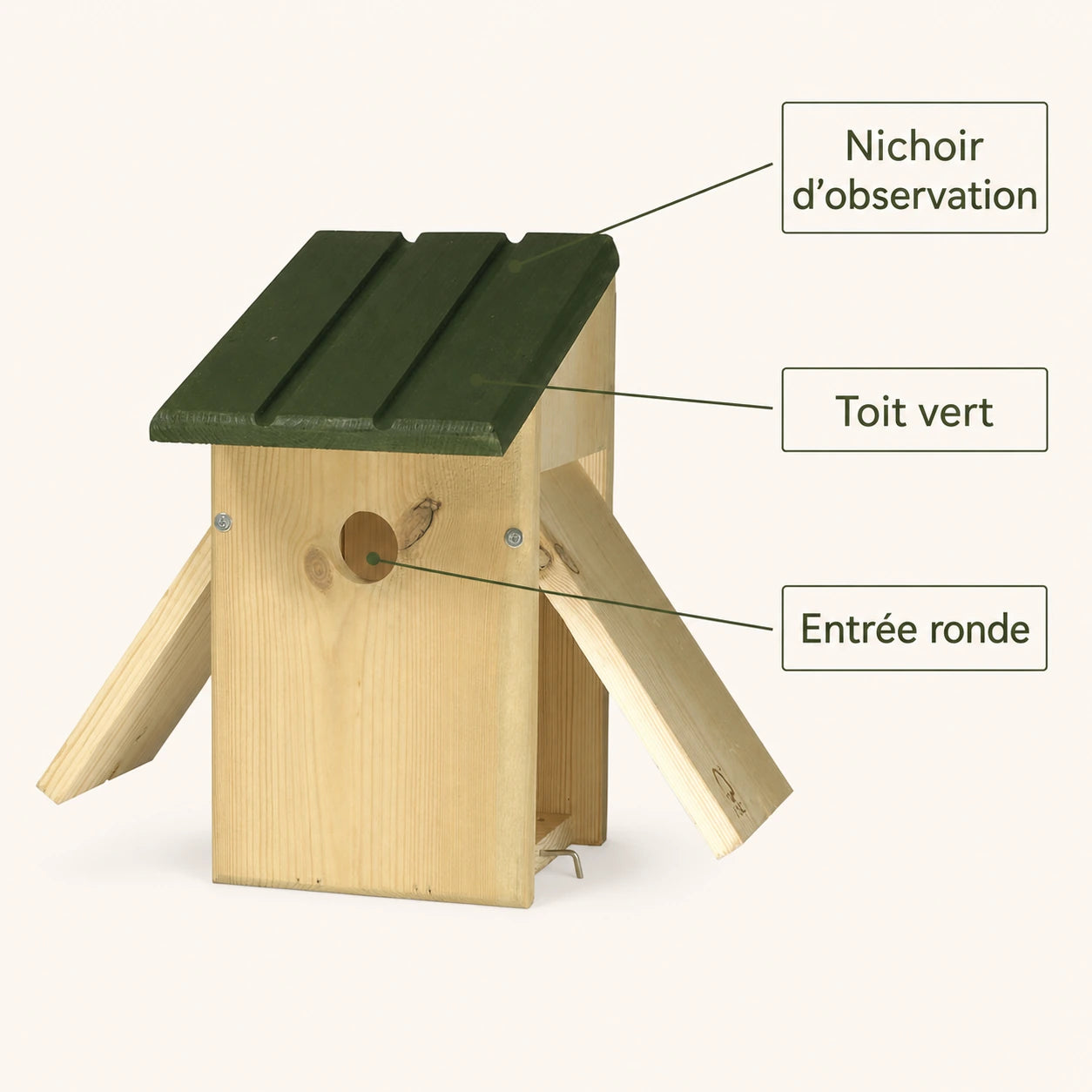 Vogelhuisje van observatie ingang 34 mm — foto 4