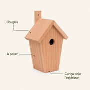 Vogelhuisje van Douglas-spar antraciet — foto 4