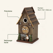 Houten vogelhuisje formaat 14,4 × 13,1 × 25,2 cm — foto 4