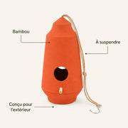 Vogelhuisje oranje — foto 4