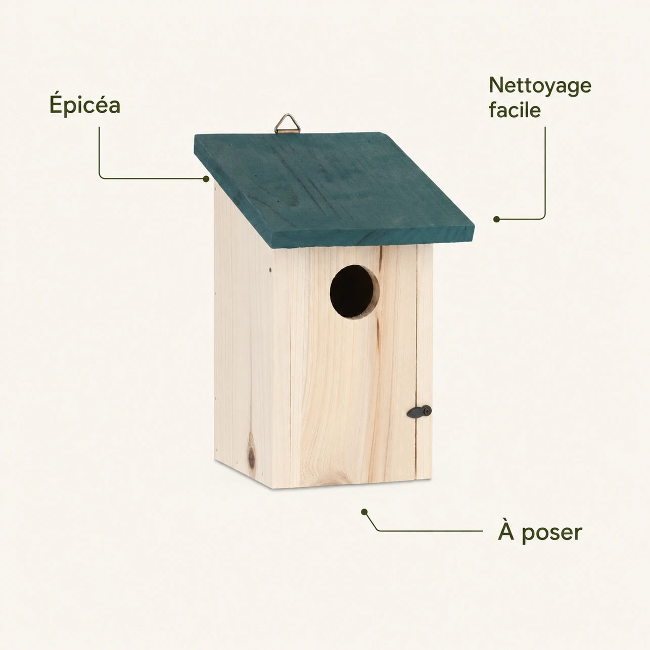 Vogelhuisje met groendak — foto 4