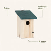 Vogelhuisje met groendak — foto 4