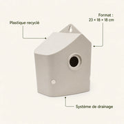 Vogelhuisje beige formaat 23 × 18 × 18 cm — foto 4